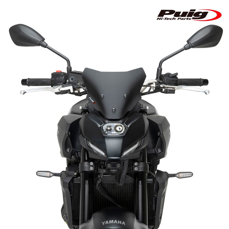 新品5本、ほぼ新品1本、使用済み2本 Puig 22412J NEW GENERATION SPORT [MATT BLACK] YAMAHA MT-07 Y-AMT