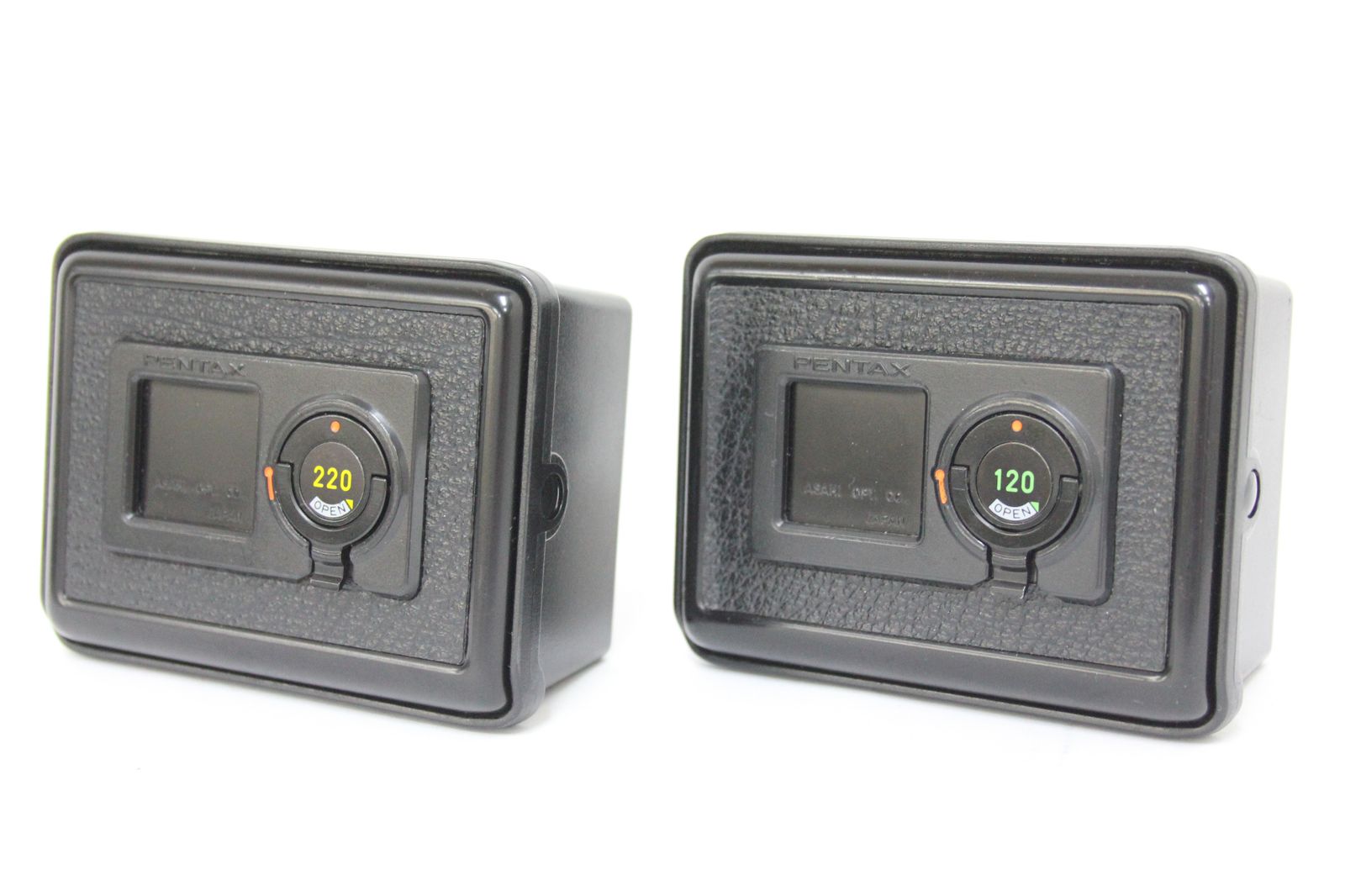 返品保証 ペンタックス Pentax 645 120 220 フィルムホルダー 2個セット v7068