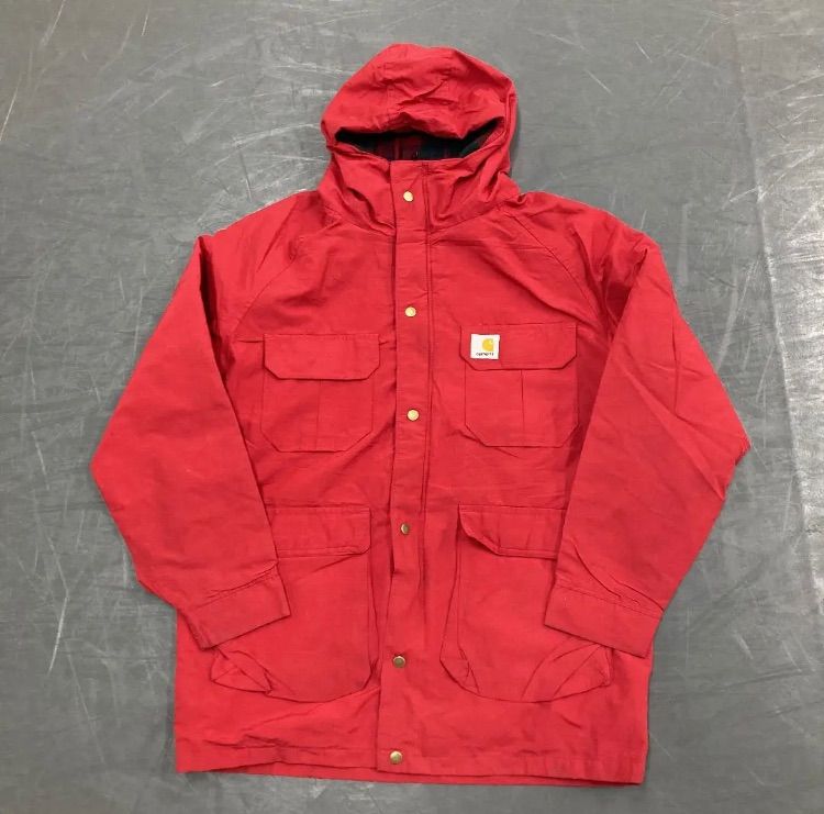 Carhartt カーハート ナイロンジャケット 赤 XL - メルカリ