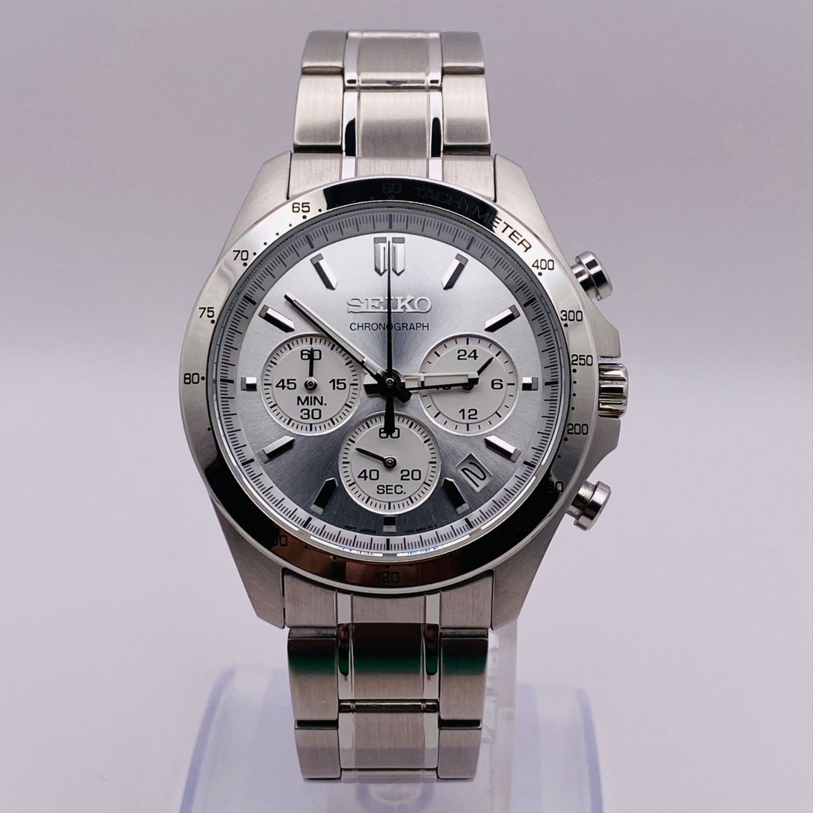 T113）美品 稼動品 SEIKO セレクション クロノグラフ SBTR009 8T63 