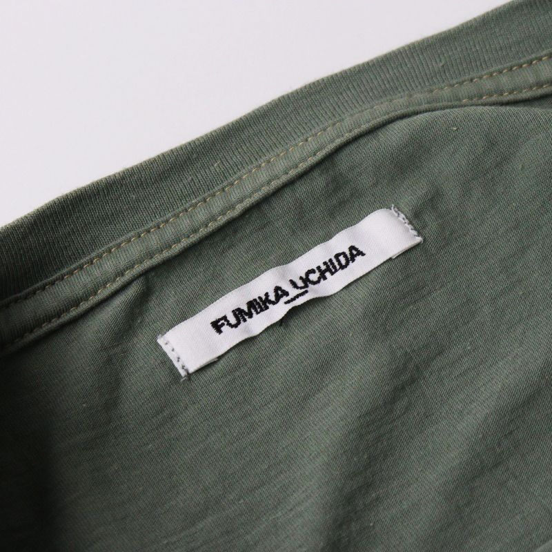 フミカウチダ FUMIKA UCHIDA FU-L-CT001 BOAT-NECK SHORT SLEEVE