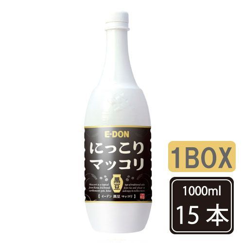 イドン 二東 黒豆マッコリ－1L 1BOX-15本 イドンマッコリ/韓国食品/お