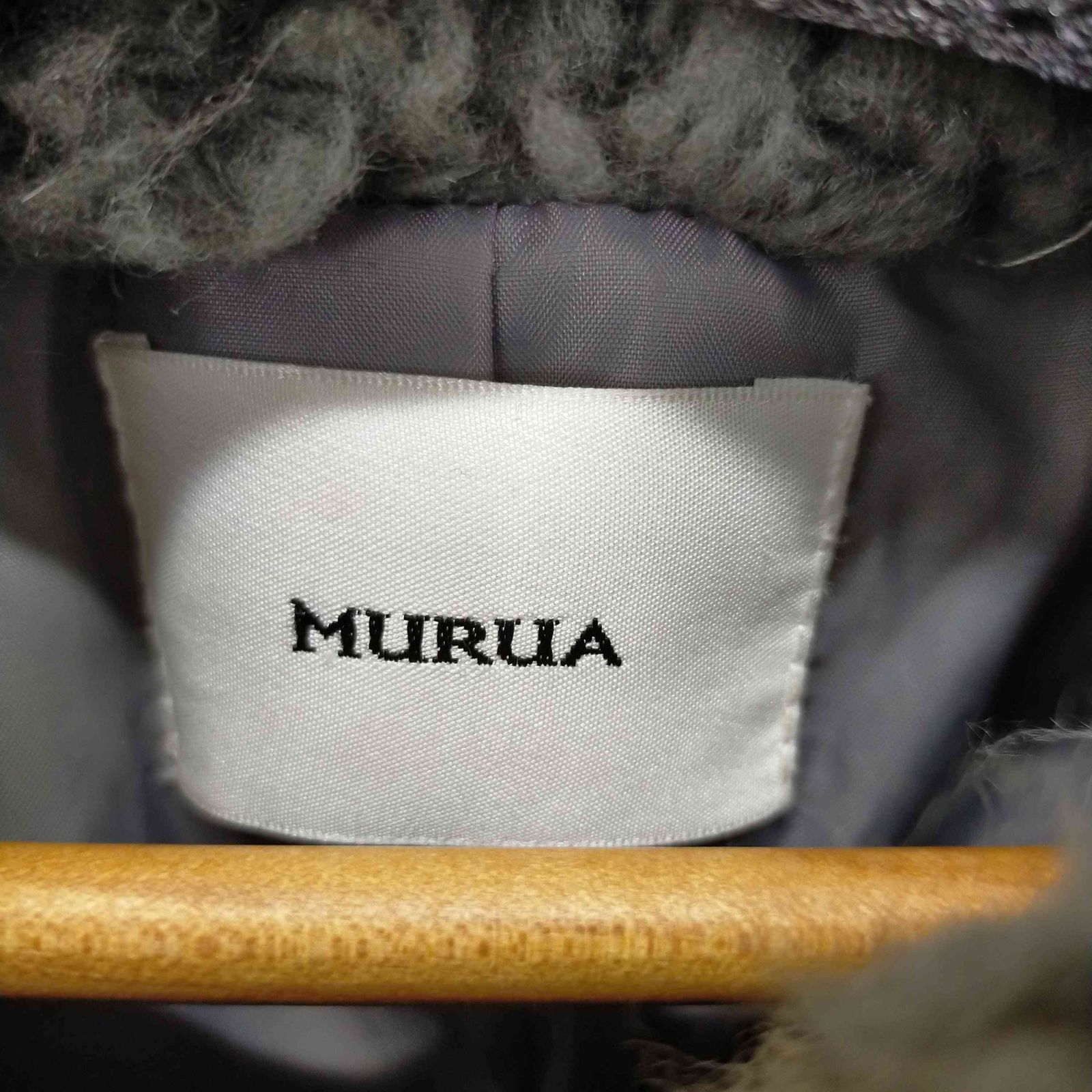 ムルーア MURUA フェイクファーボアコート レディース FREE - メルカリ