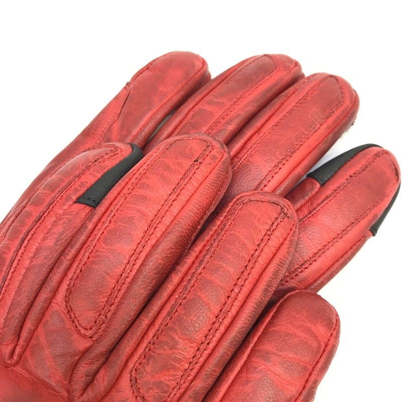 デグナー レザーグローブ TG-74 Mサイズ レッド 赤 ヴィンテージ