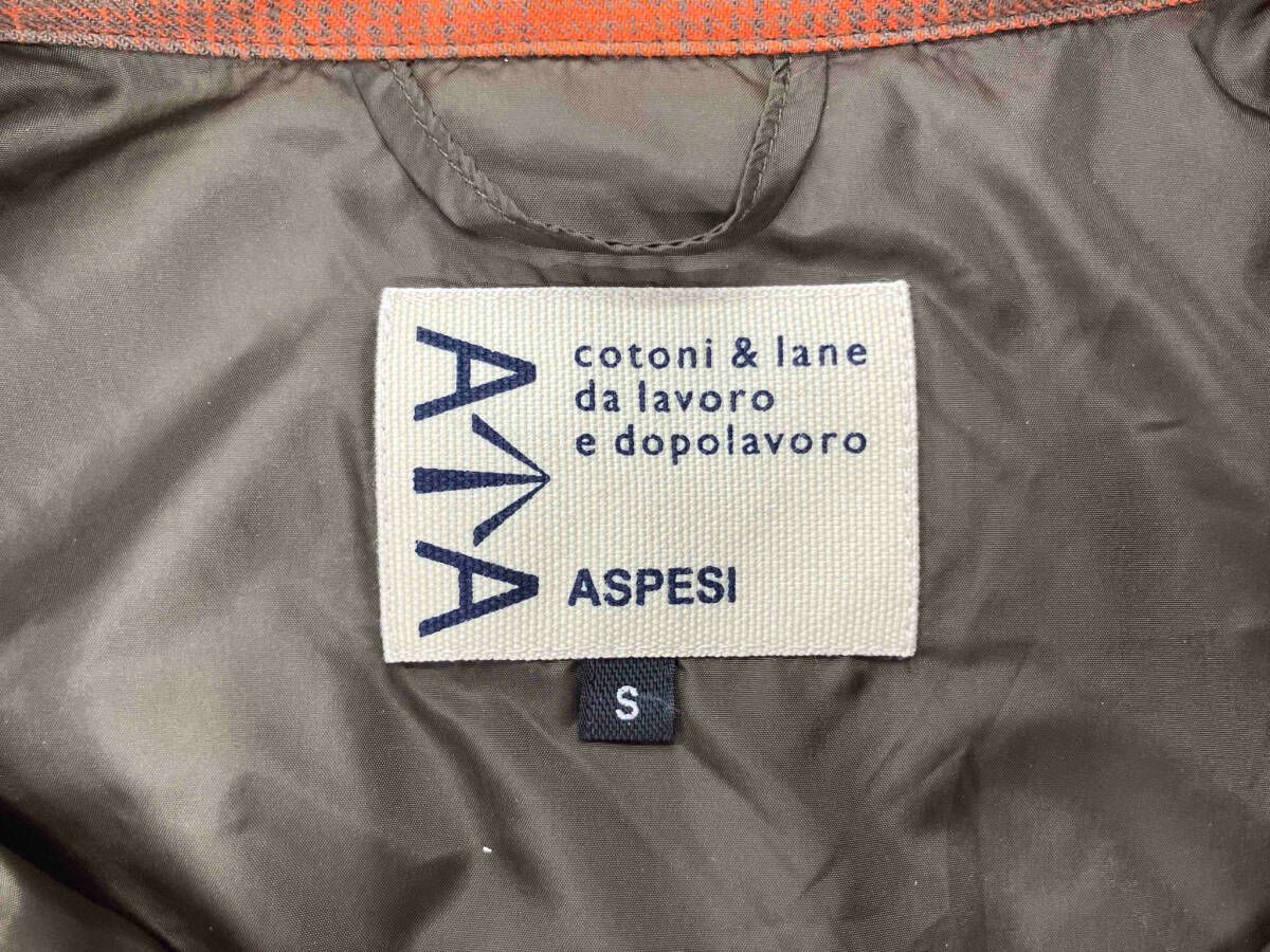 ASPESI|アスペジ|シャツジャケット|中綿|チェック|S