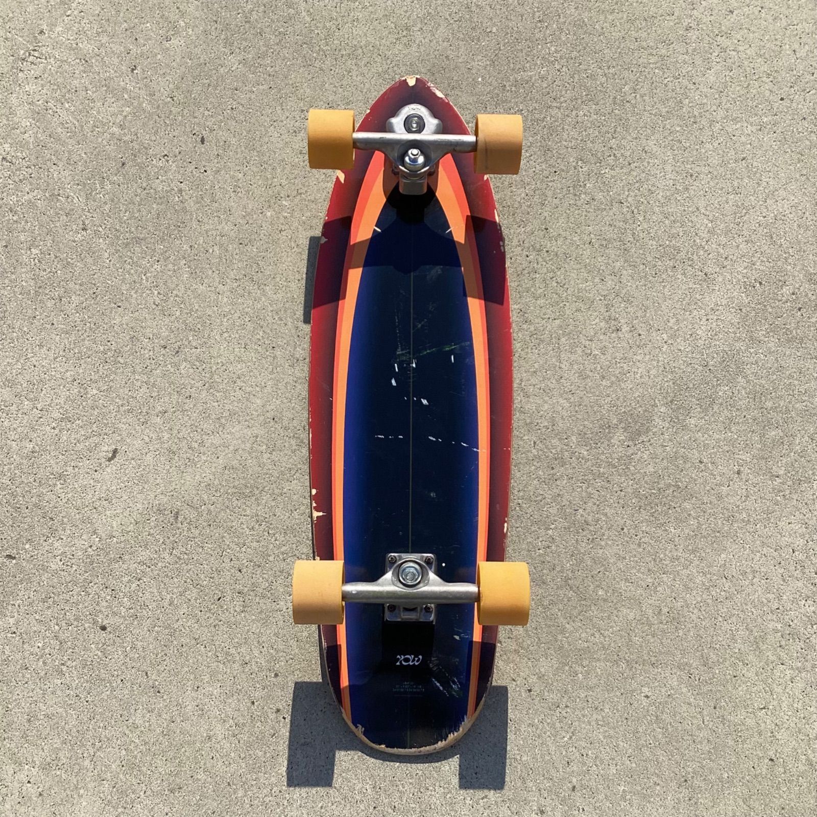 USED] YOW ヤウ ロング スケートボード コンプリート 33.0inch