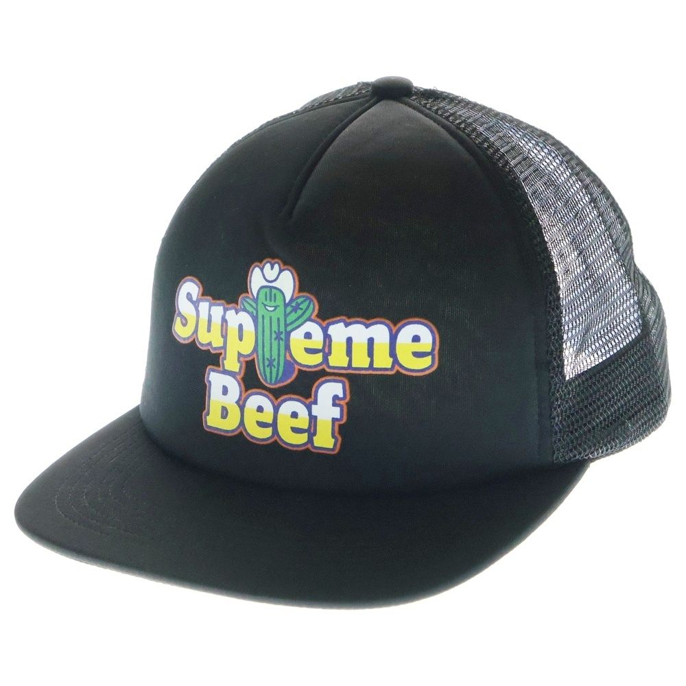 SUPREME シュプリーム 25SS Beef Mesh Back 5-Panel ビーフ メッシュ バッグ キャップ 帽子 ブラック