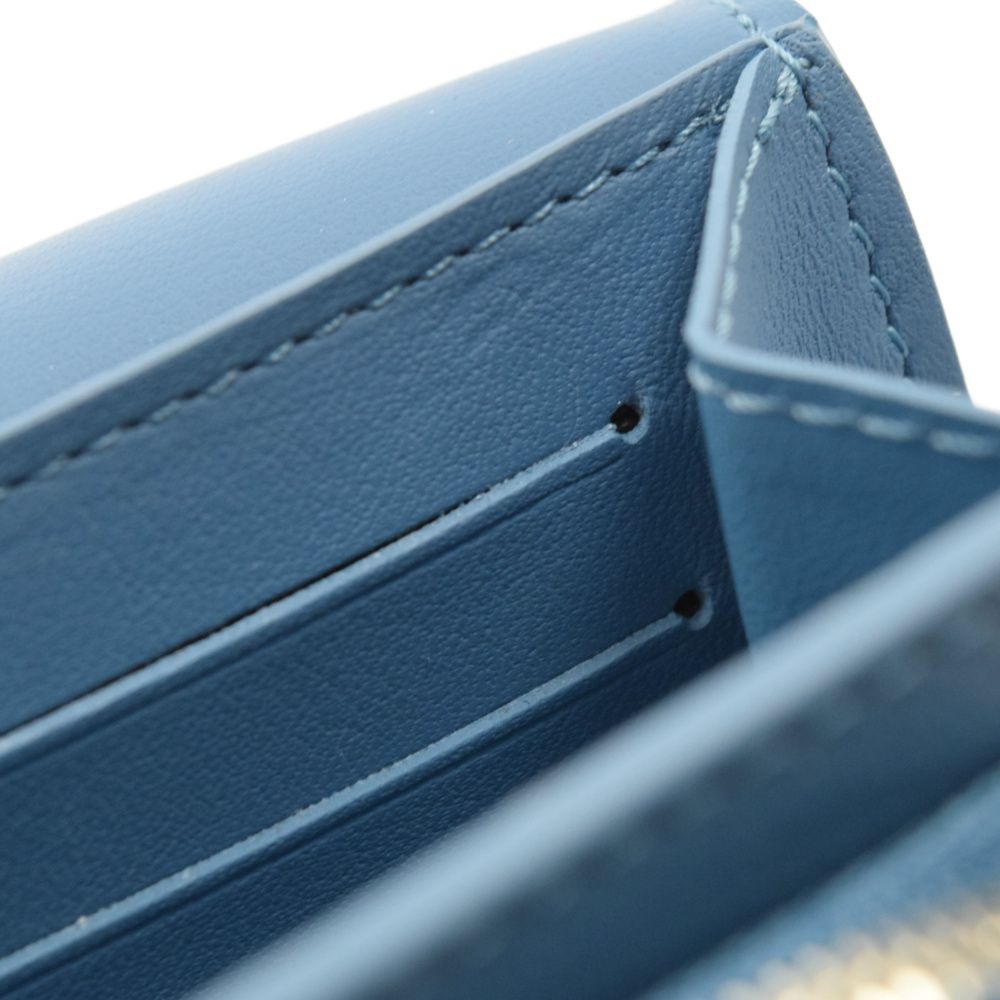 LOUIS VUITTON ルイヴィトン マヒナポルトフォイユ・イリス コンパクトウォレット 二つ折り財布 ホワイト/ブルー M69213 レディース