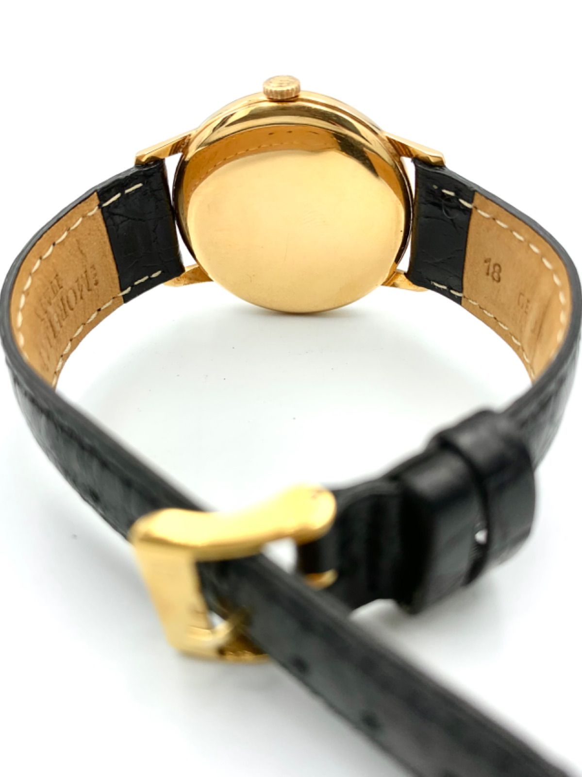 MOVADO K18PG Splendit スモセコ 手巻き時計 金無垢 モバード
