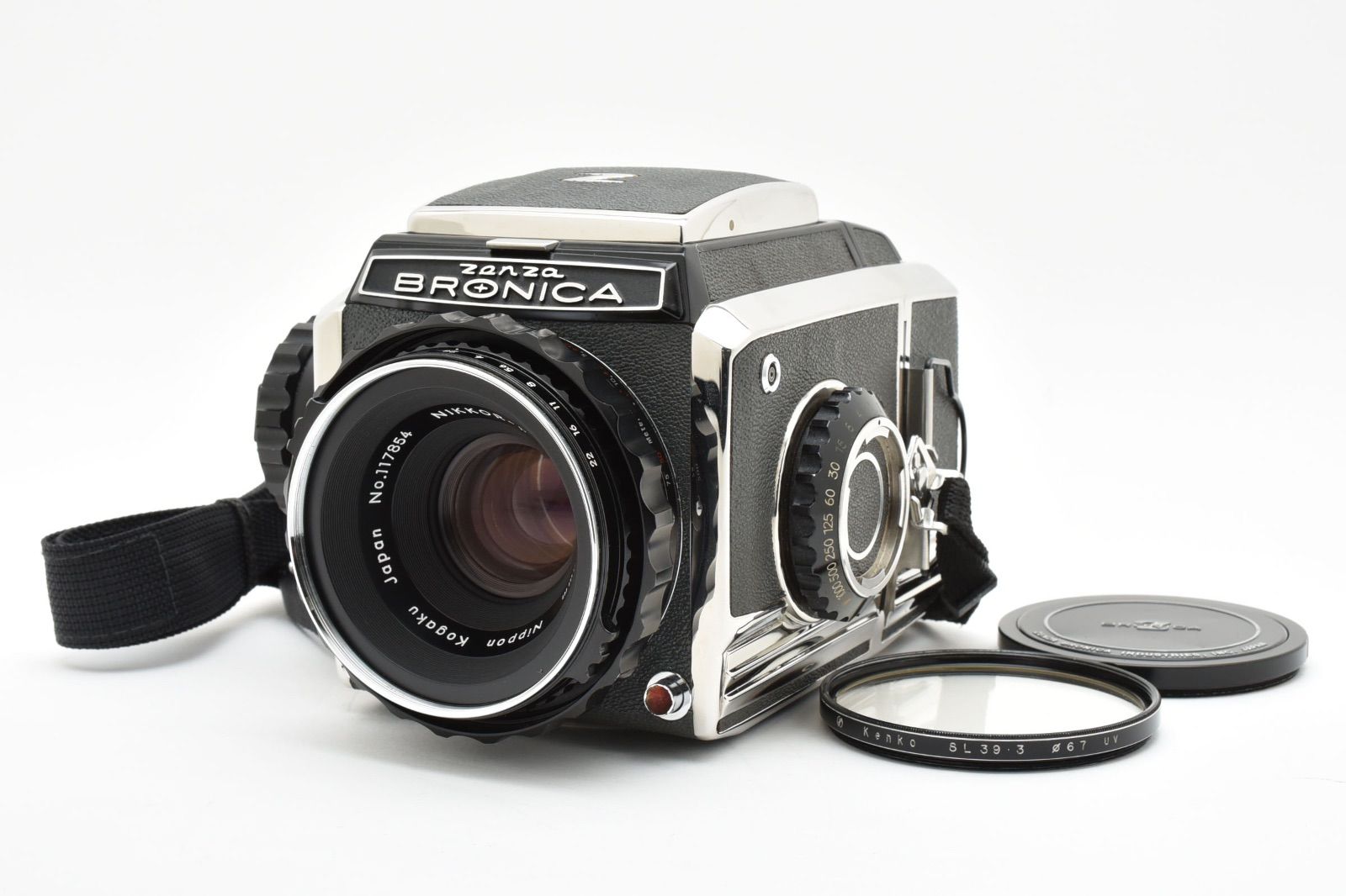 ゼンザ ブロニカ Zenza Bronica S 2 中判 フィルムカメラ ボディ 75 mm f 8 2640