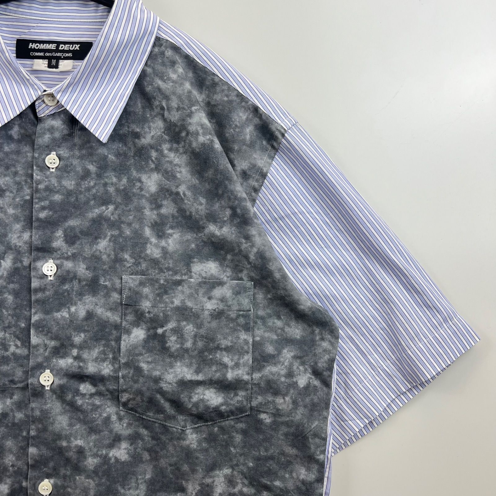 COMME DES GARÇONS HOMME DEUX 半袖シャツ 希少【comme des garcons homme deux】マルチ シャツ - メルカリ