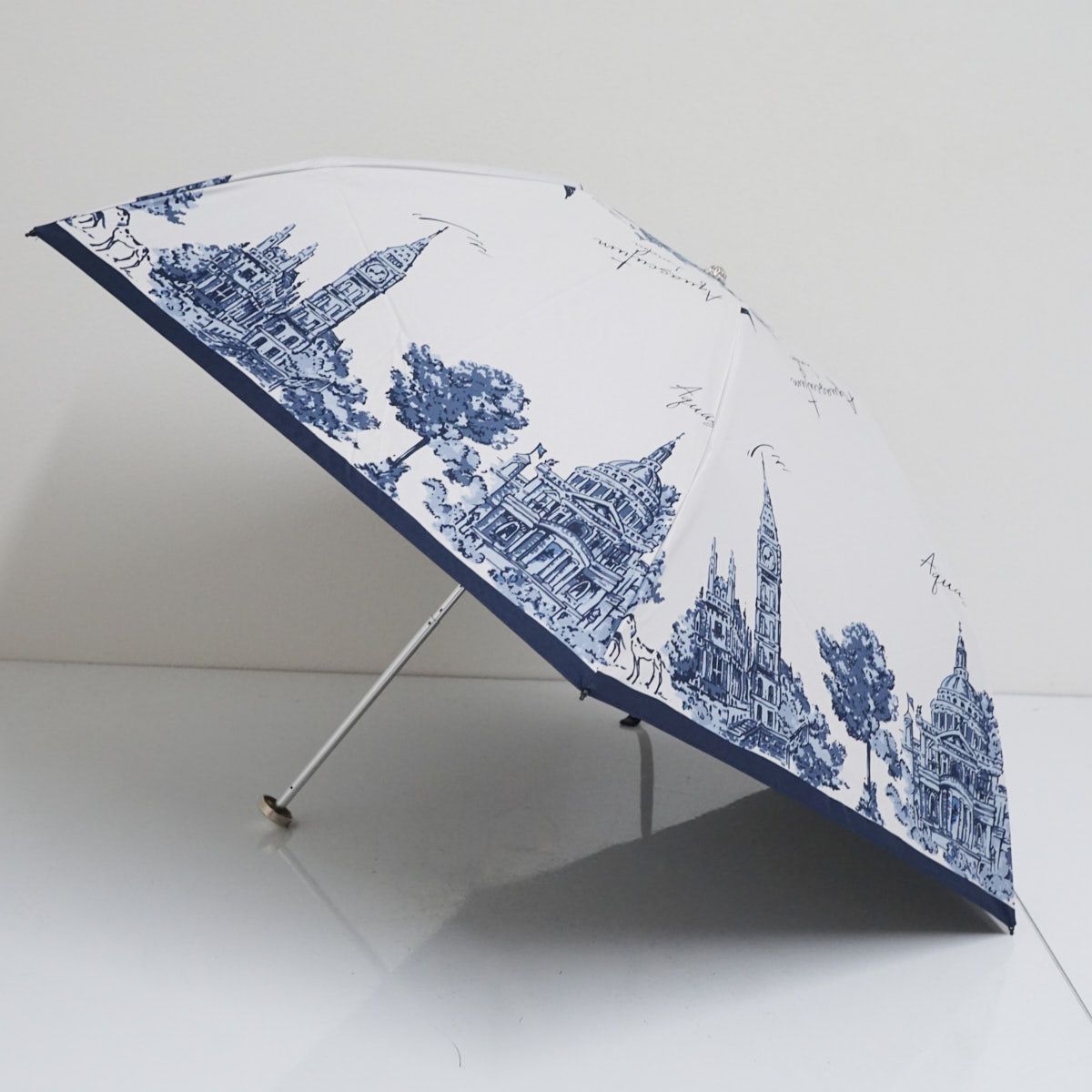 折りたたみ日傘 Aquascutum アクアスキュータム USED美品 晴雨