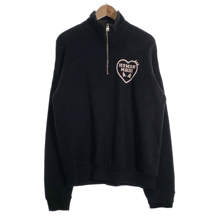ヒューマンメイドハーフジップスウェット