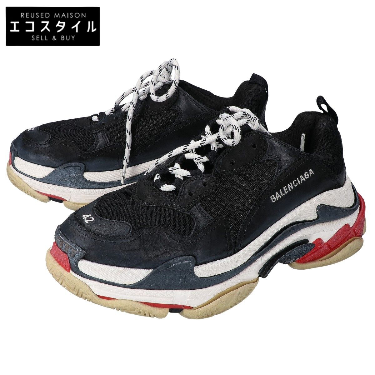 BALENCIAGA バレンシアガ 533882 TRIPLE S トリプルS ダッド スニーカー 42