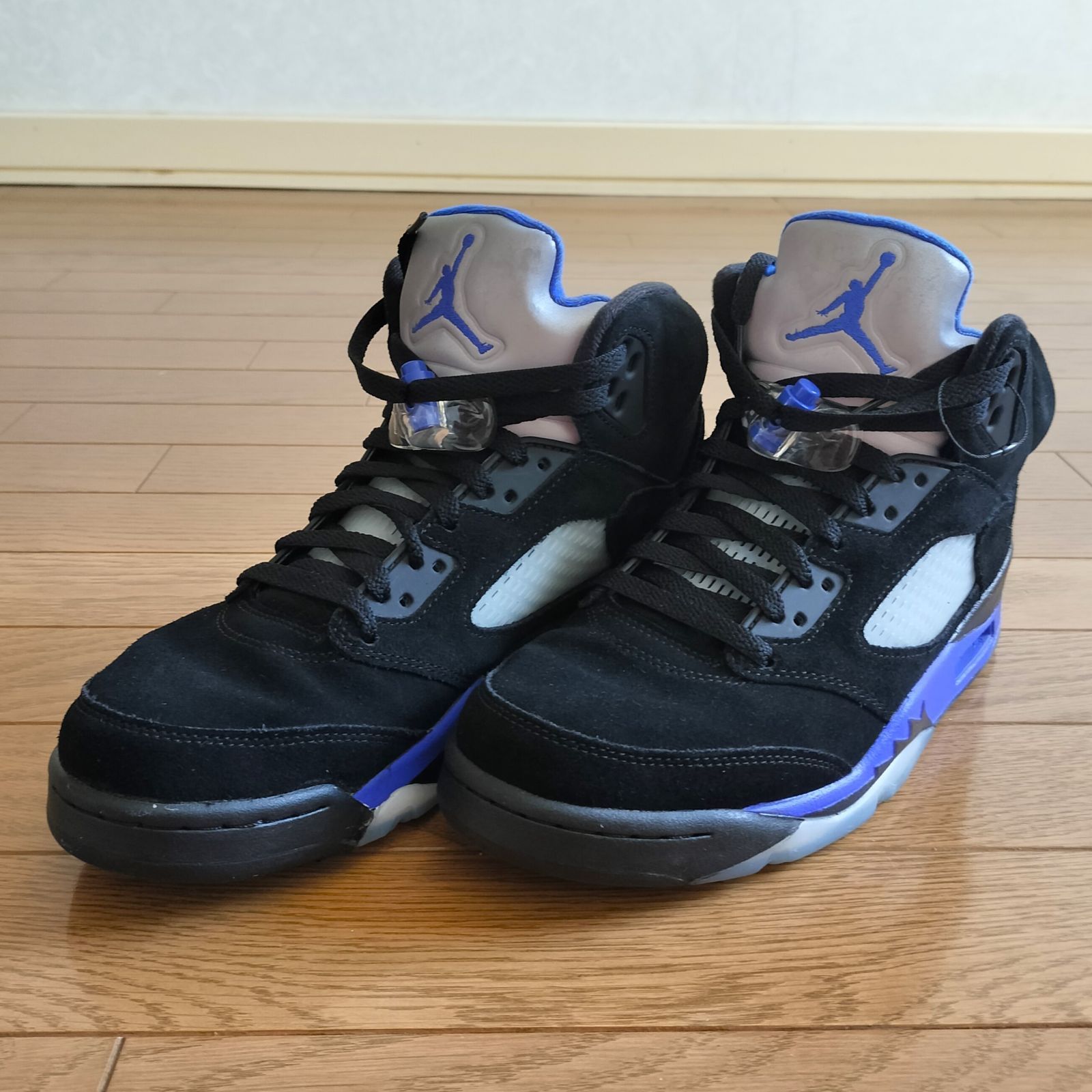 美品 NIKE AIR JORDAN JORDAN 5 RETRO 'RACER BLUE' ナイキ エア ジョーダン 5 レトロ レーサーブルー  26.5cm メンズ スニーカー バッシュ - メルカリ