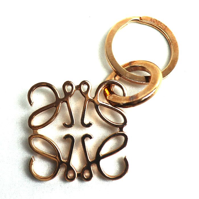 【新品・未使用】ロエベ キーリング キーホルダー ローズゴールド 新品・未使用】ロエベ キーリング キーホルダー ローズゴールド 【公式