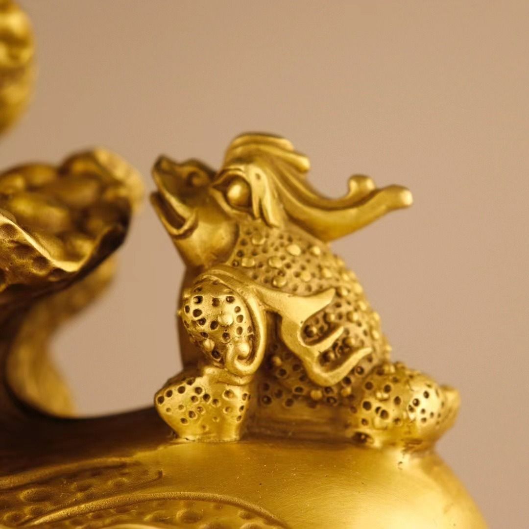 白菜 はくさい 置物 オブジェ 金 ゴールド 黄金 伝統 工芸品 富飾り