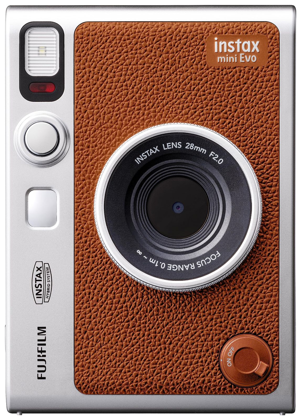 富士フイルム FUJIFILM チェキ Evo ハイブリッドインスタントカメラ インスタントカメラ|スマホプリンター|デジタルカメラ instax mini Evo ブラウン INS MINI EVO BROWN C