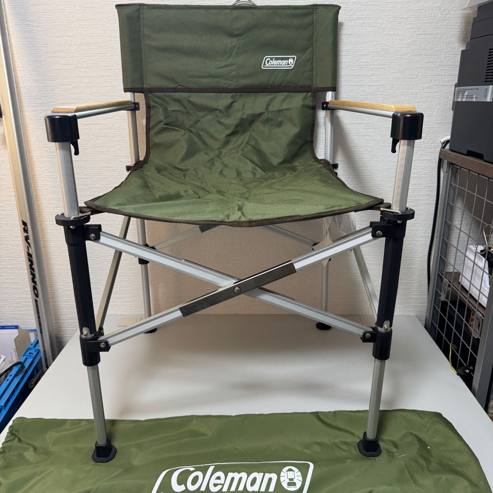 Coleman ツーウェイキャプテンチェア グリーン 2脚セット Coleman