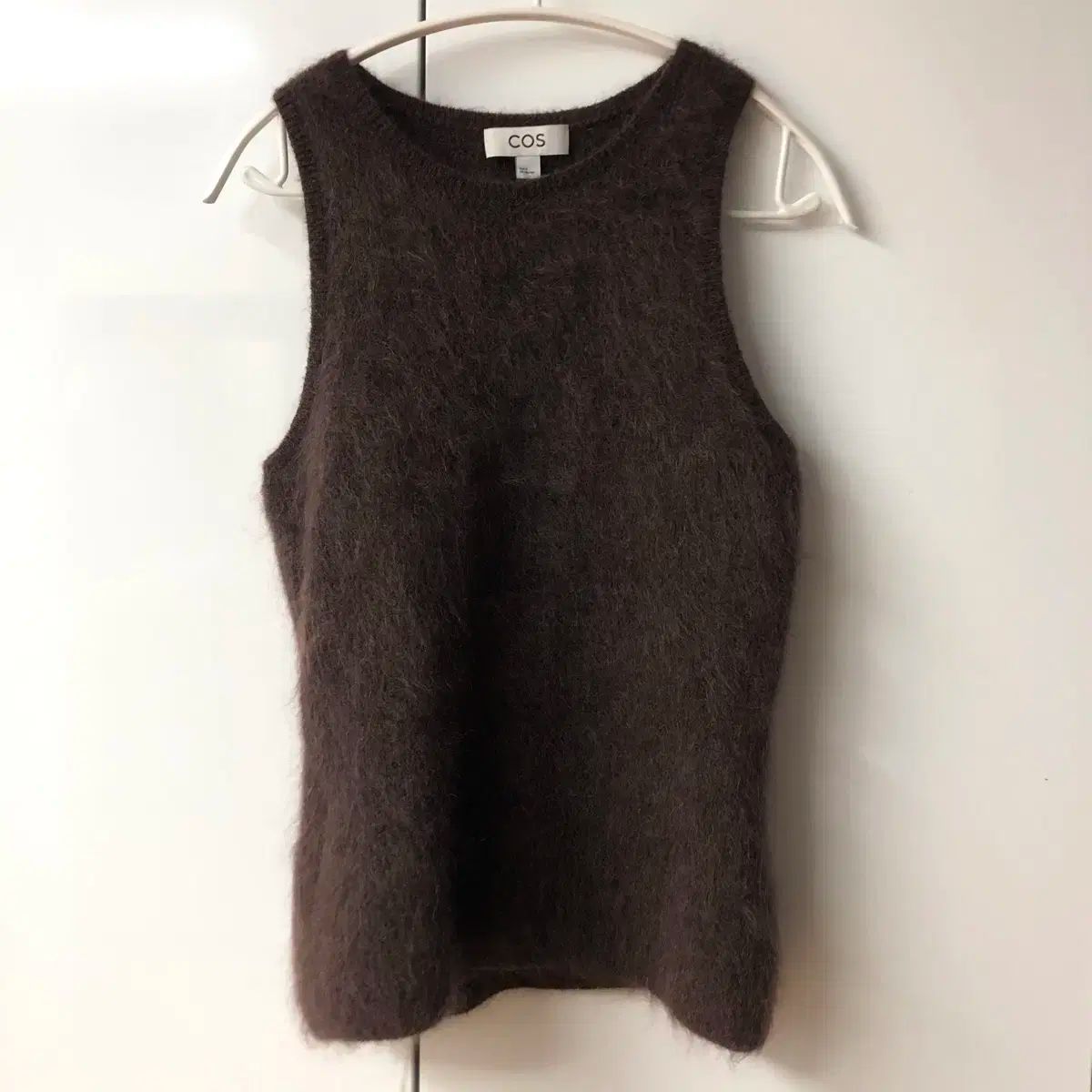 COS コス 茶色 モヘア ノースリーブ
