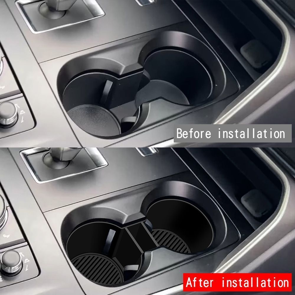 24年式対応 マツダ CX-80 シリコン製 中控カップホルダー 防音設計 滑り止め ドリンクホルダー 1点セットCYB529期間 BRIGHTFACE_UK