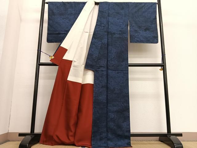 平和屋着物○上質な紬 牡丹 正絹 逸品 未使用 BAAT3195hv - メルカリ 