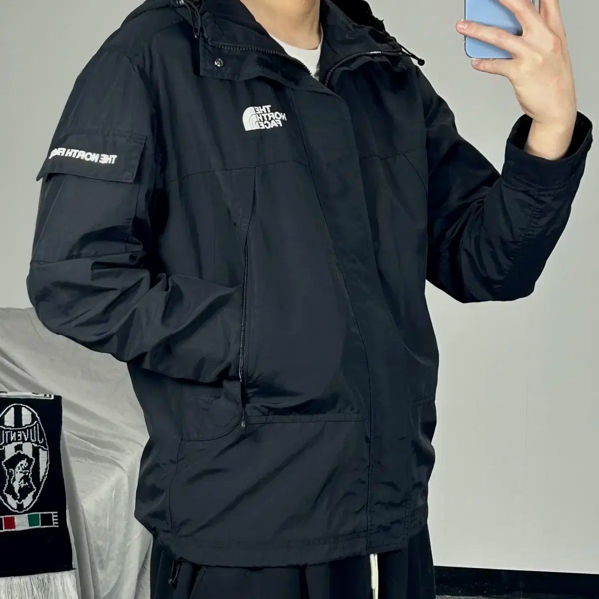 THE NORTH FACE ザノースフェイス サイドポケット ロゴ ウィンドブレーカー ジャケット