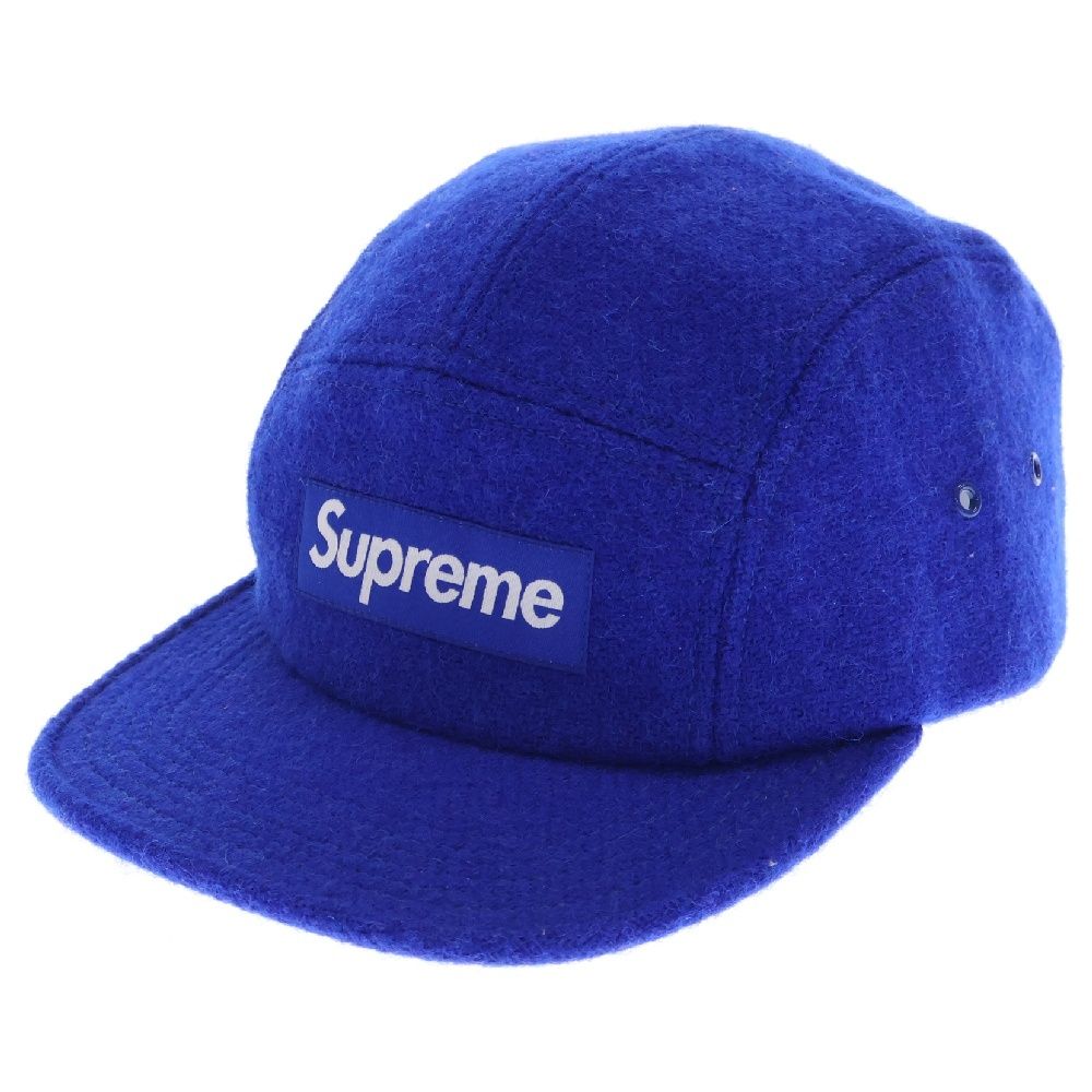supreme シュプリーム キャップ ハリスツイード ウール 青 ブルー SUPREME (シュプリーム) 15AW Harris Tweed Camp Cap ハリス