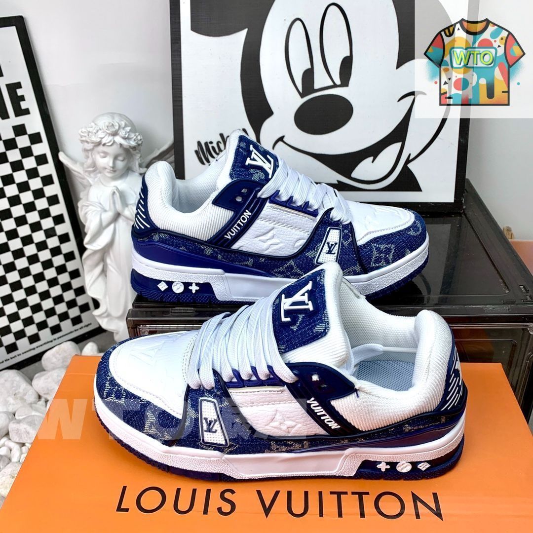 【Louis Vuitton 】　子供用　デニムスニーカー ルイ・ヴィトンlouisvuittonデニムスニーカー キッズ イタリア