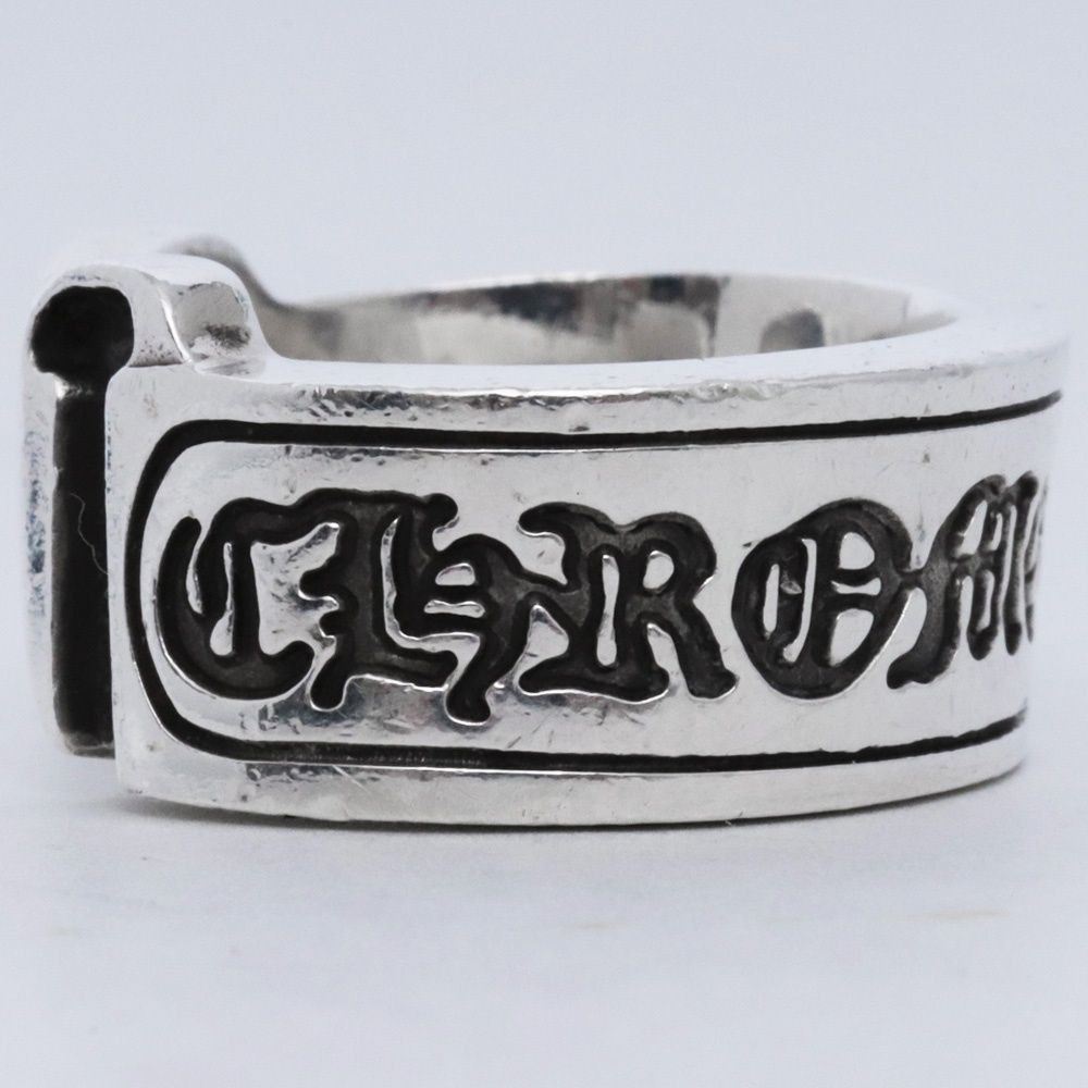Chrom heartsクロムハーツ　ラベルリング　19号　ラージ　美品 19号 CHROME HEARTS スクロールラベルリング ラージ シルバー - メルカリ