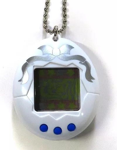 携帯ゲーム 新種発見!! たまごっち 白×銀リボン