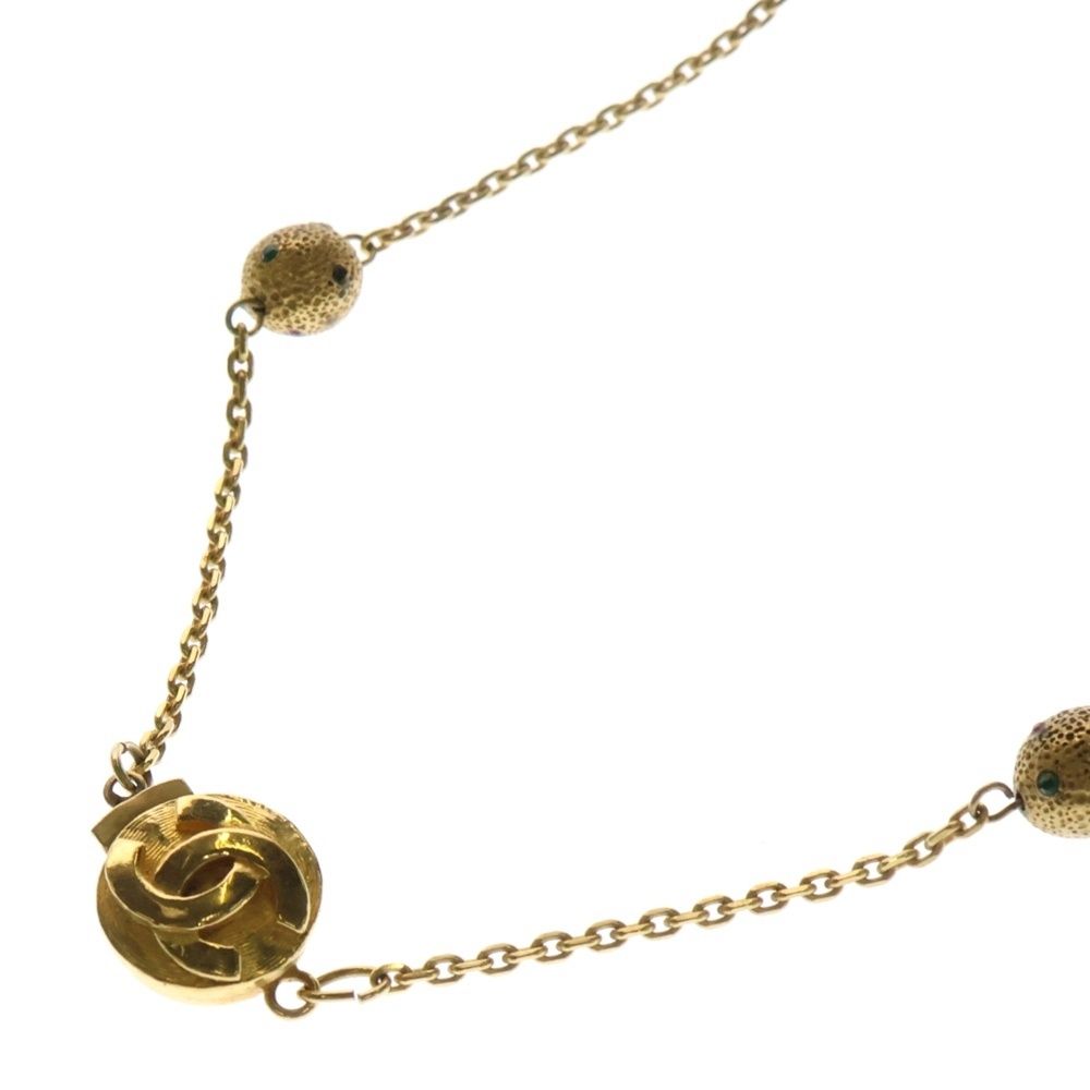 JUNE シャネル CHANEL ネックレス ゴールドカラー ヴィンテージ シャネル CHANEL シャネル ヴィンテージ ココマーク ゴールド