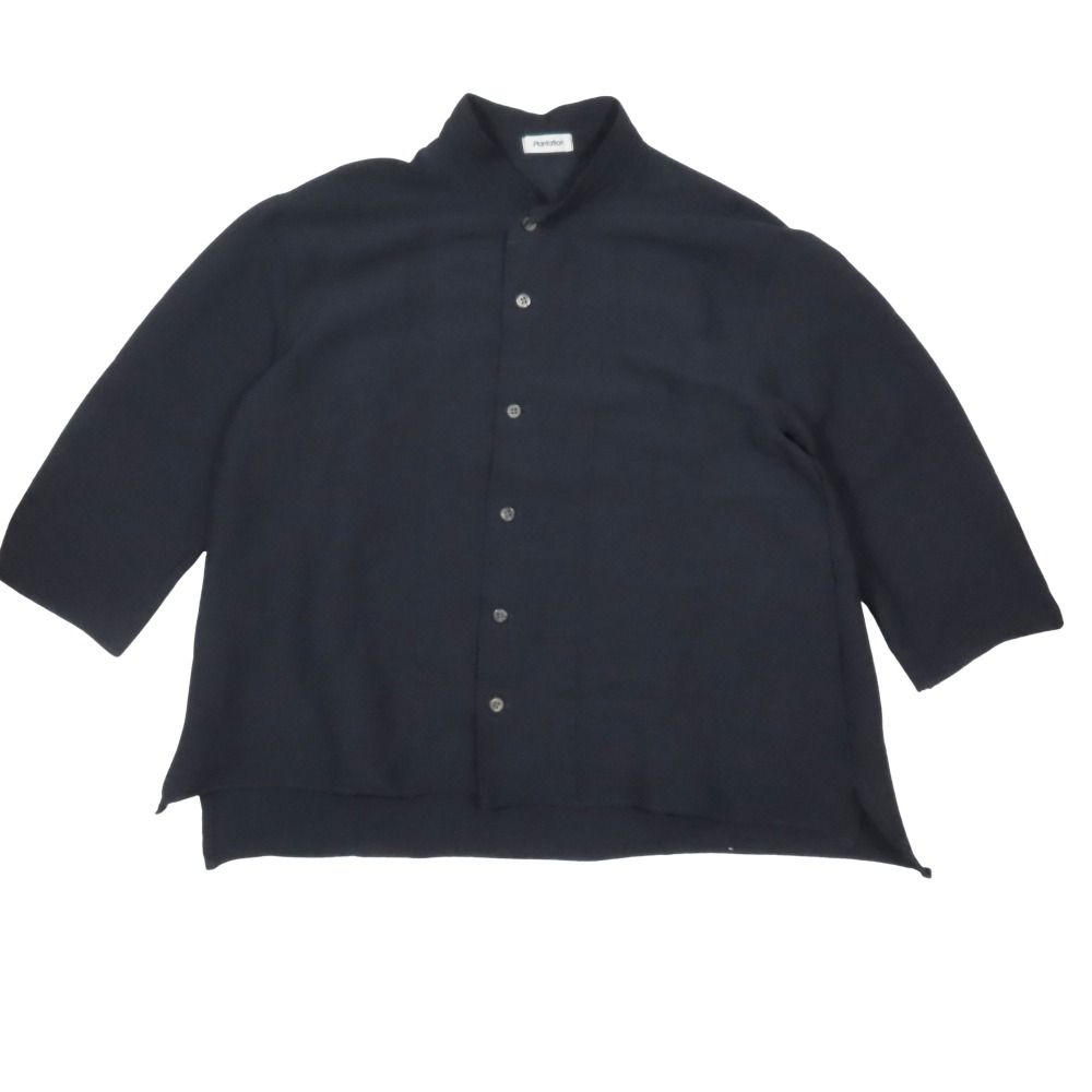 Plantation 長袖カットソー 新品同様 24SS Plantation プランテーション 長袖 シワ加工 シボ