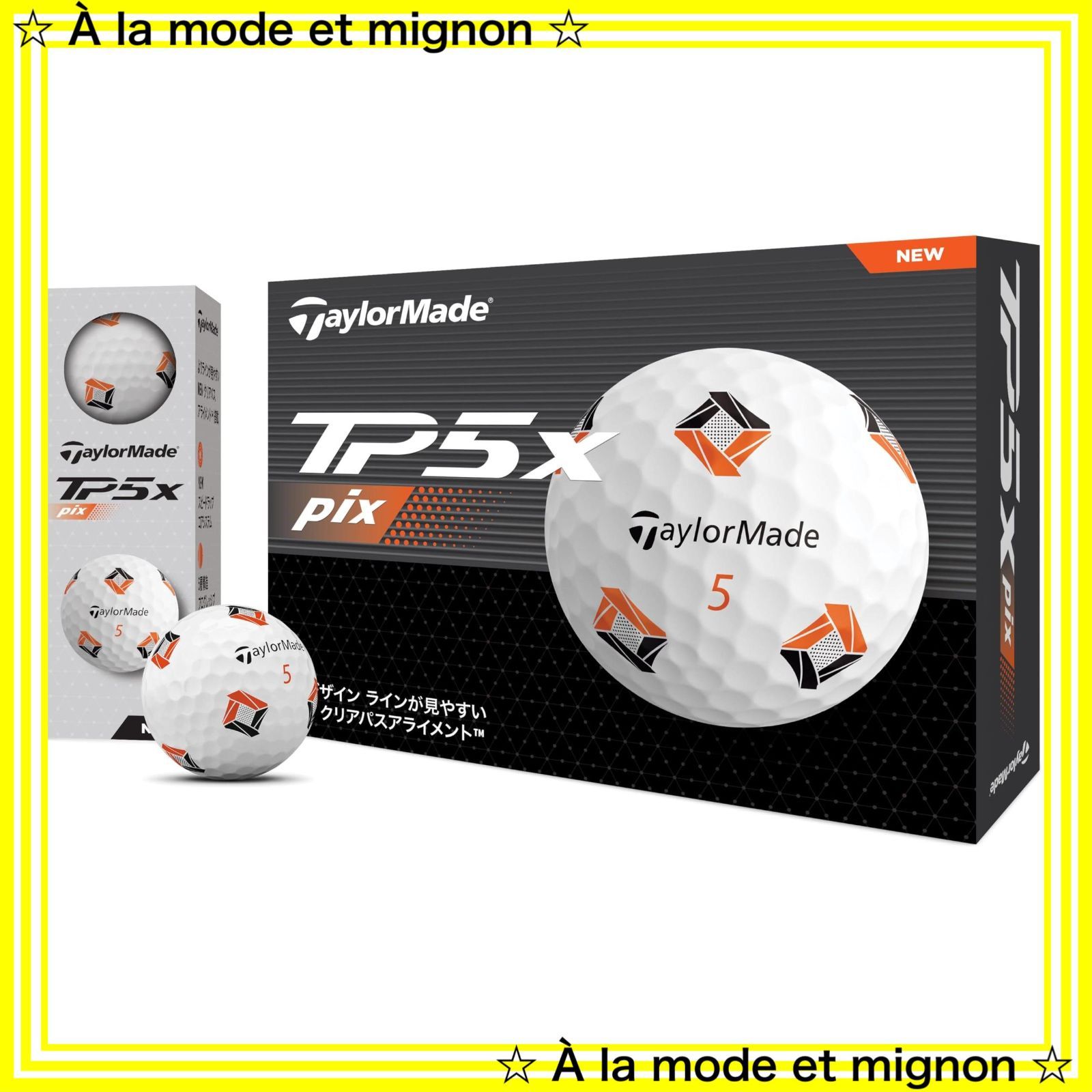 3ダースセット】テーラーメイド TMJ24 TP5 pix 2024年 36球入 ゴルフ