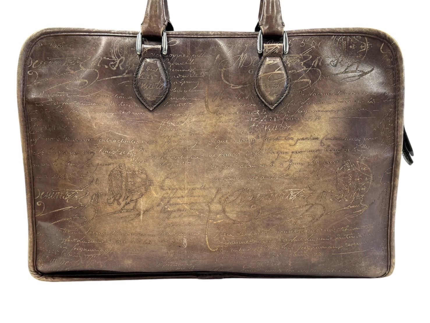 Berluti ベルルッティ カリグラフィ アンジュール ブリーフケース