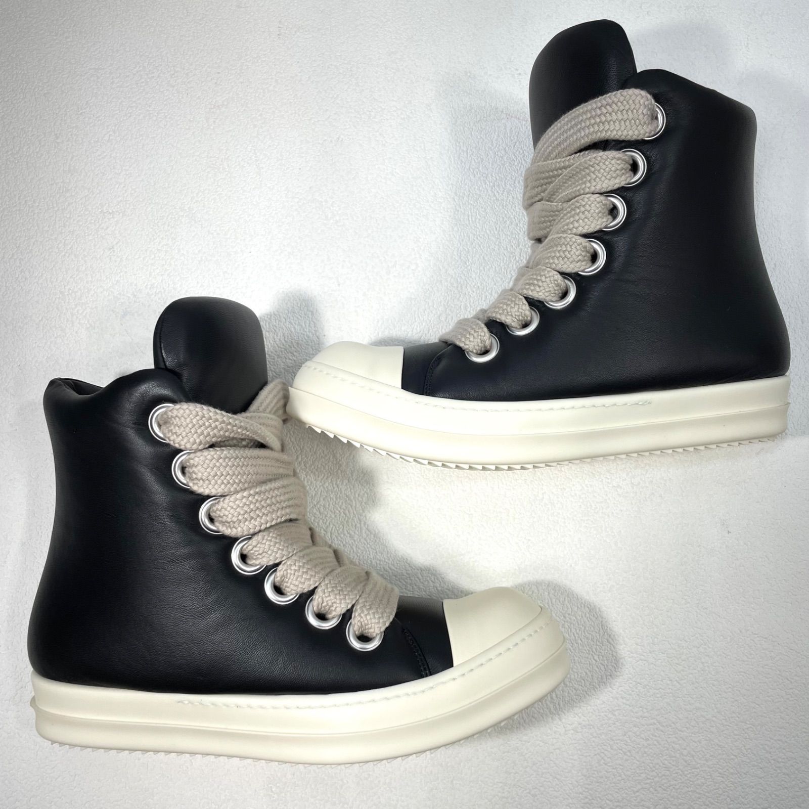 77】Rick Owens Jumbo Laces Padded Sneakers 23AW 41 リック ...