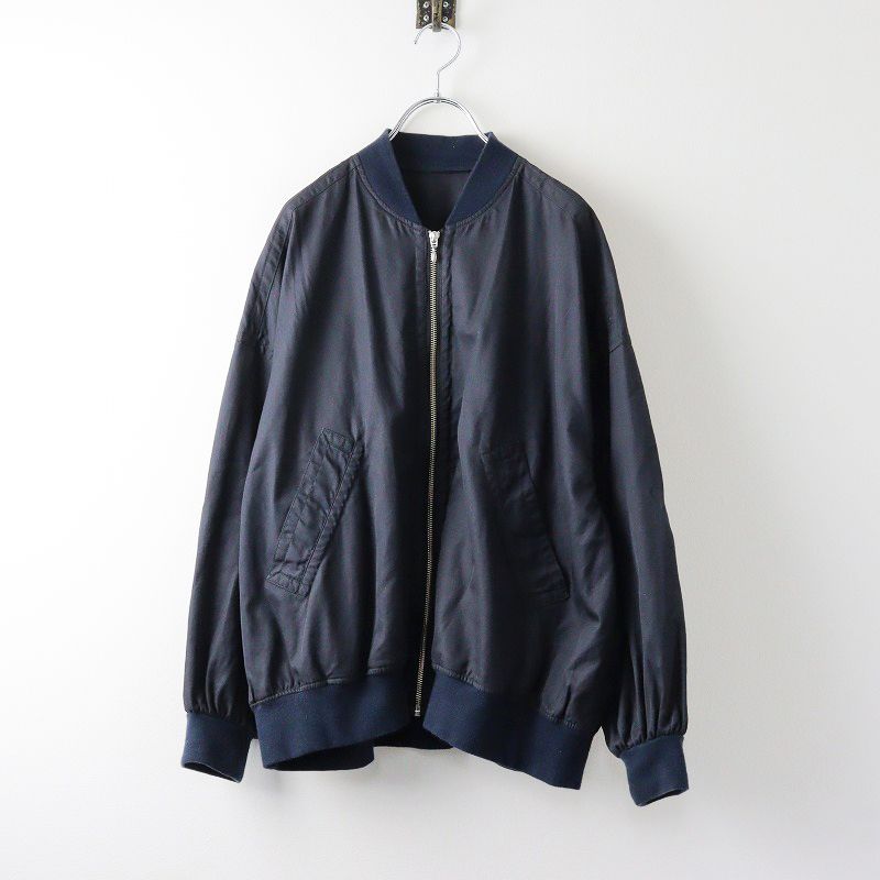 nest Robe　コットンジャケット　ネイビー×グレー nest Robe コットンジャケット ネイビー×グレー