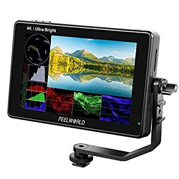 Feelworld LUT7 PROフィールドモニター 超高輝度 2200nit カメラ用液晶 モニター 4K HDMI 入力 出力 フルHD 1920x1200 IPS