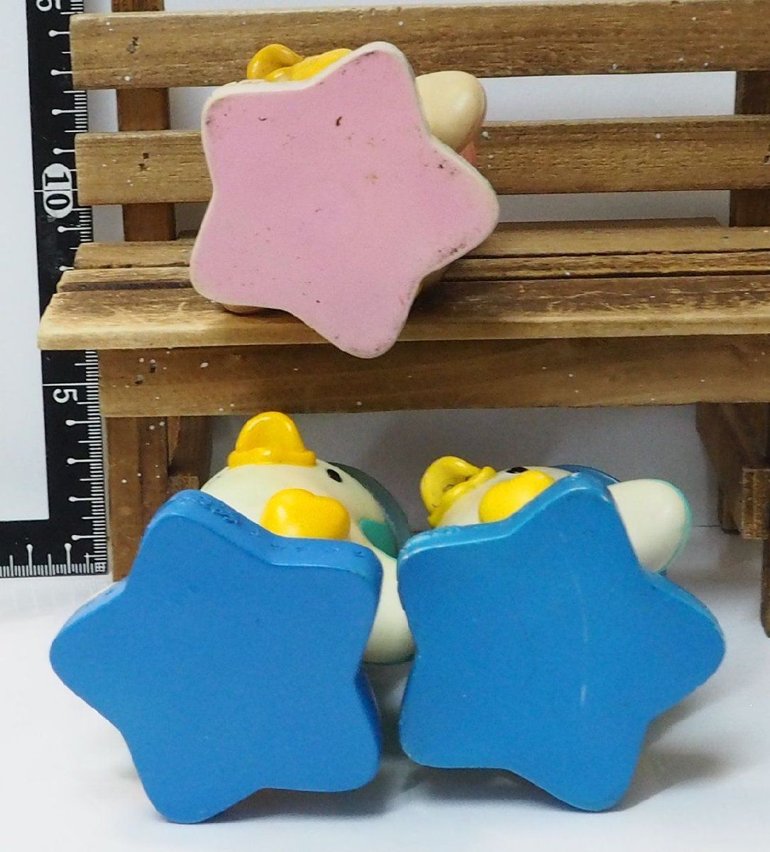 山一證券【ペギーポップ ペンギン 3個セット】ソフビ貯金箱 昭和