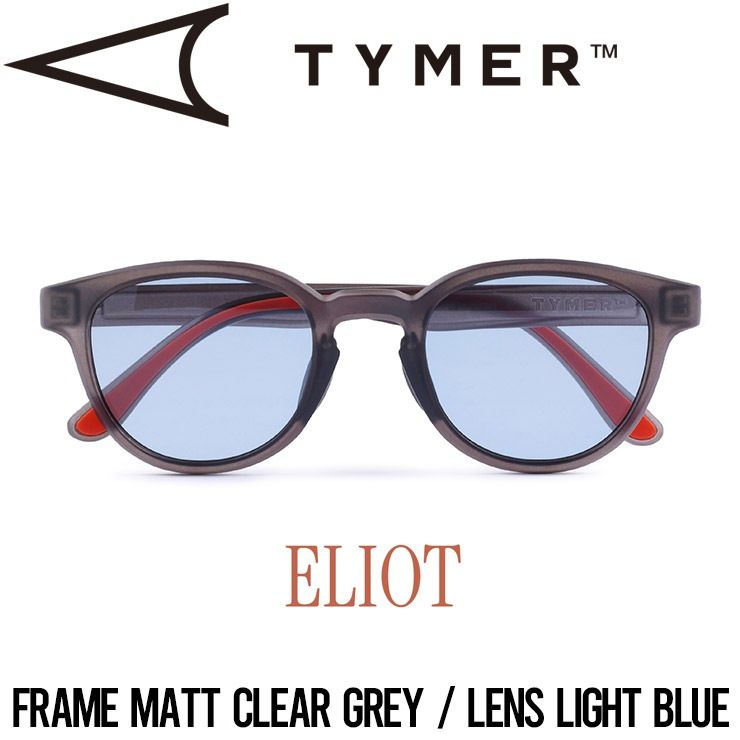 サングラス TYMER タイマー ELIOT エリオット Matt Clear Grey|Light Blue TY100-MCG-LBL 日本代理店