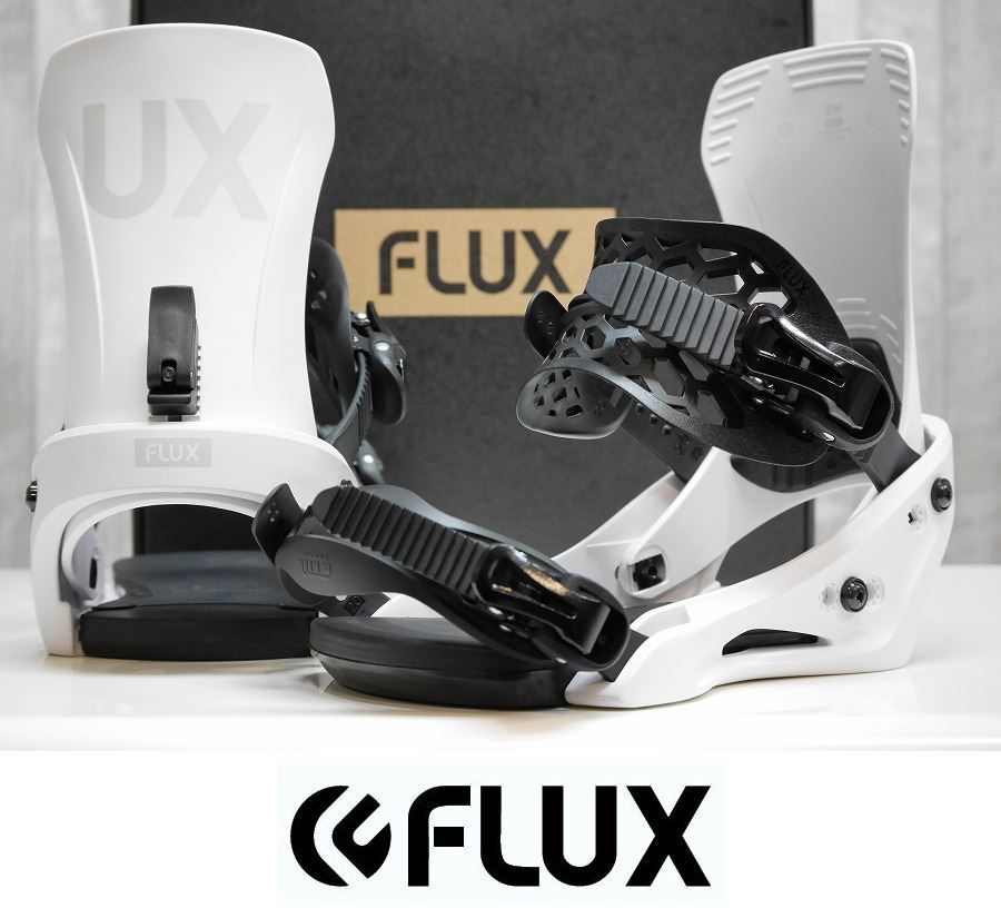 【新品】25 FLUX EM - WHITE - Mサイズ 正規品 保証付 スノーボード バインディング