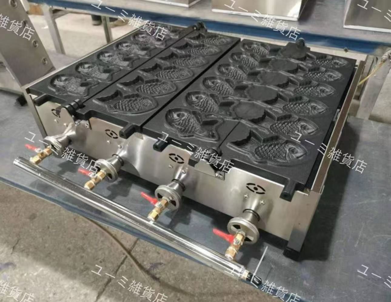 新品】入手困難！LPガス たい焼き器 6匹×2連 12匹焼ける！ 鯛焼き器