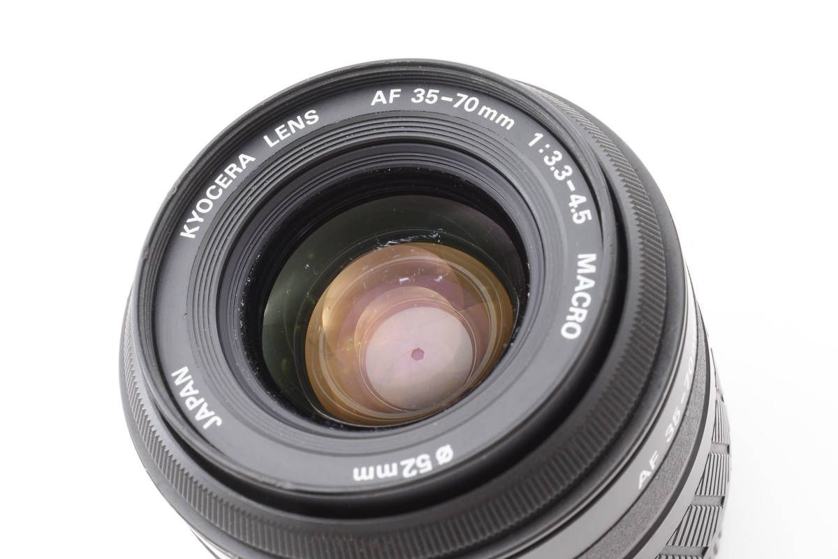 2592【難あり品(ジャンク）】 Kyocera AF 35-70mm f3.3-4.5 Macro Zoom