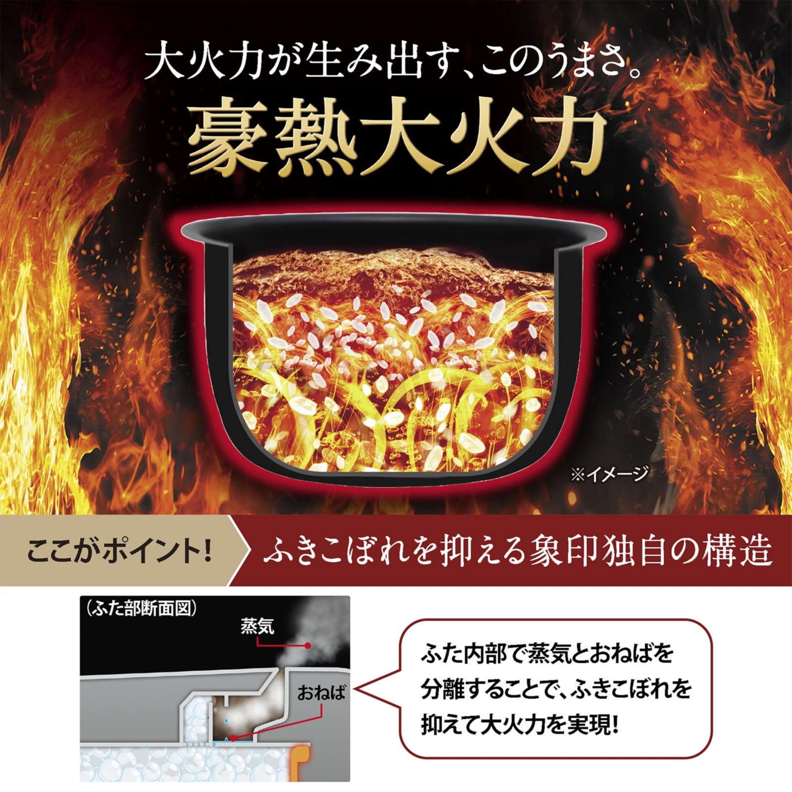 象印マホービン 炊飯器 5.5合 極め炊き 豪熱大火力 圧力IHタイプ