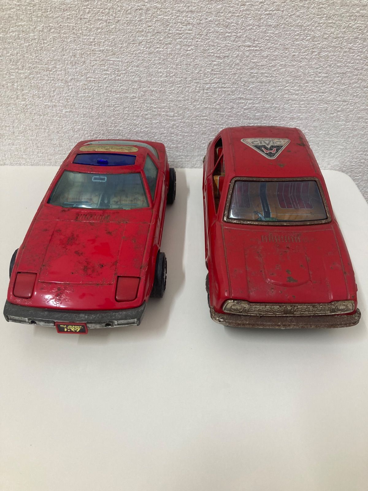 野村トーイ HONDA ホンダ シビック 赤 ブリキカー おまけつき M247