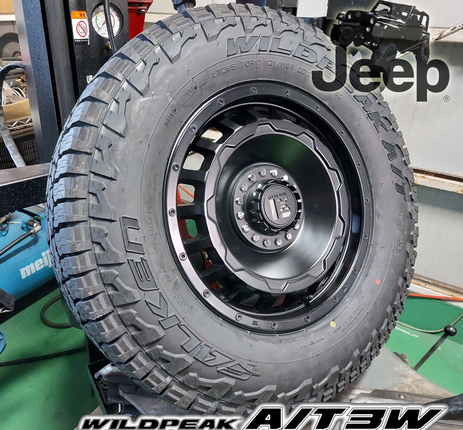 ラングラー JL JK タイヤホイールセット 17インチ SwaGGer FALKEN Wildpieak AT03W 265/70R17  265/65R17 LEXXEL レクセル SwaGGer スワッガー - メルカリ