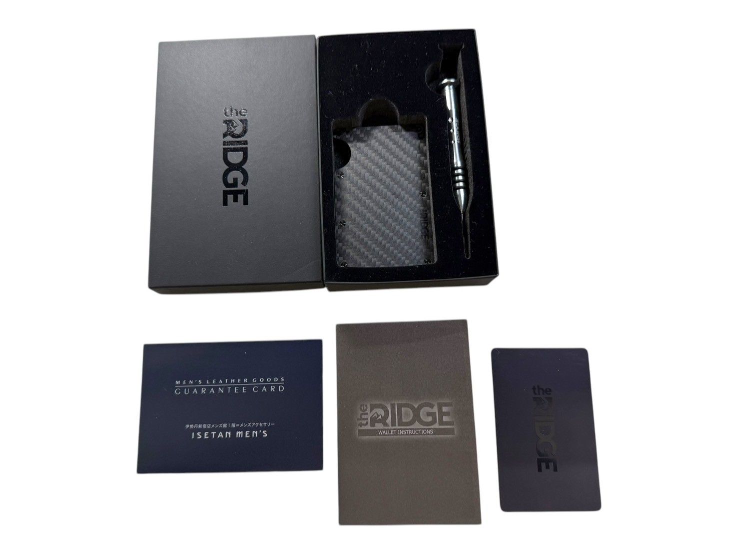 the RIDGE(ザ リッジ) カードケース マネークリップ コンパクト