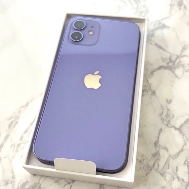 新品 iPhone12 本体 64GB パープル 紫 SIMフリー - メルカリ
