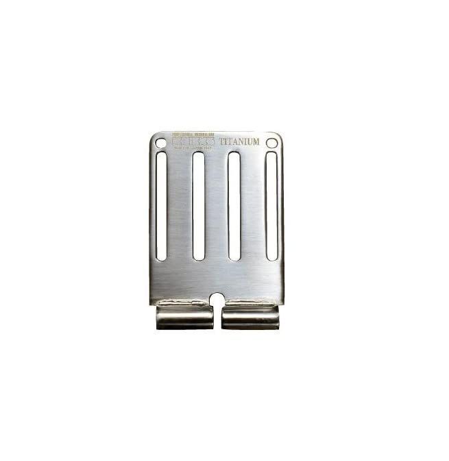 KNICKS ニックス 連結チタニウム 1.5mm ベルトループ 総磨きタイプ L TIT-15L
