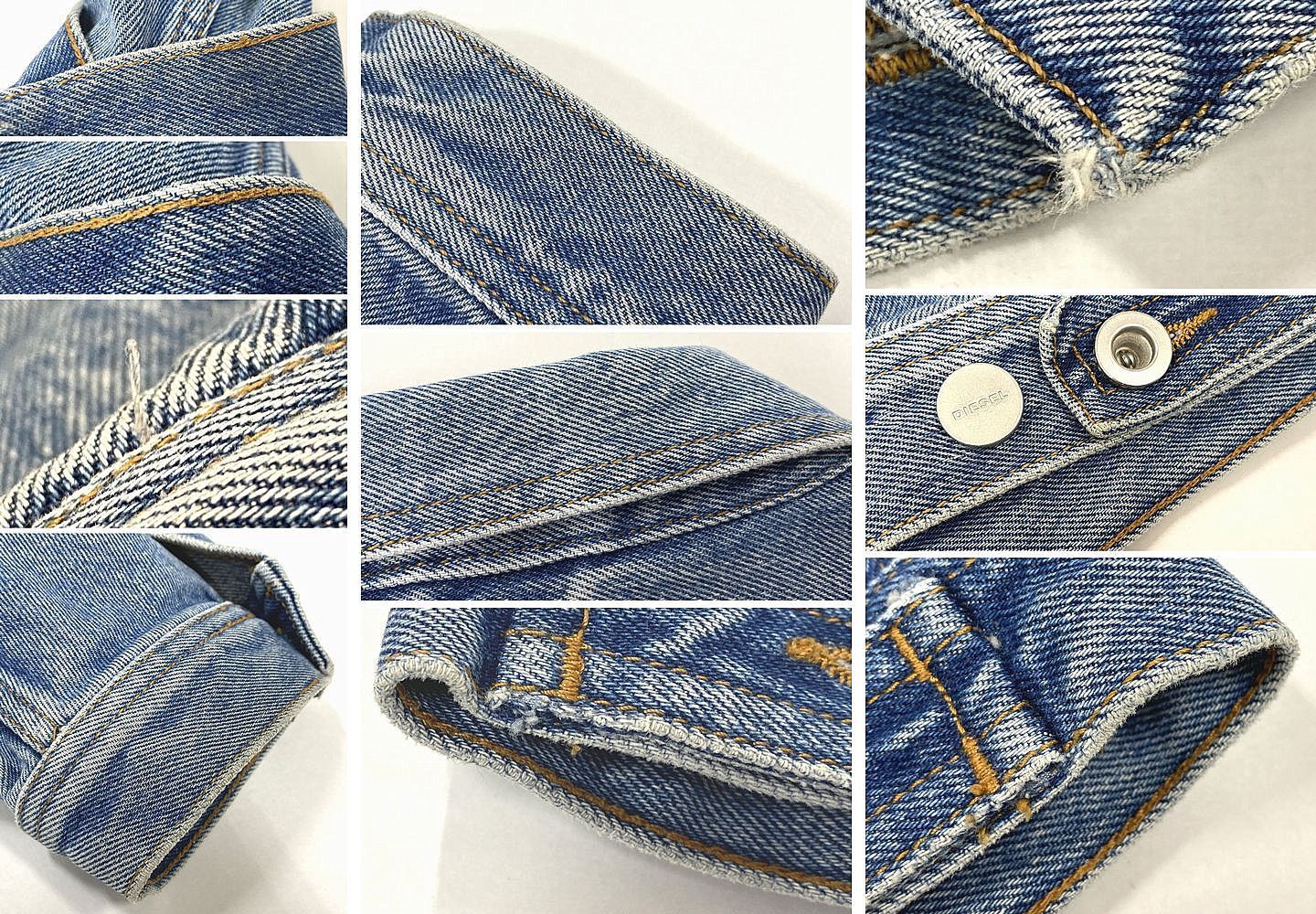 DIESEL/ディーゼル デニムJK L ブルー メンズ/ジャケット 【中古